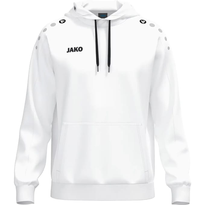 JAKO Sweater met kap One Cotton wit kindermaten 6701k-000