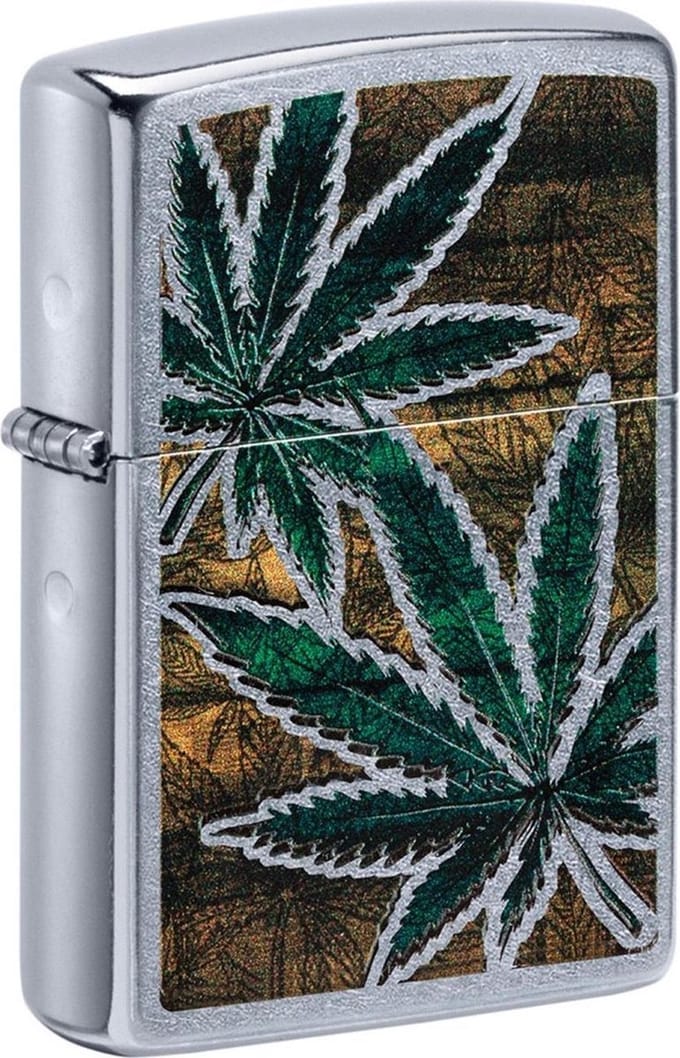 Aansteker Zippo Cannabis