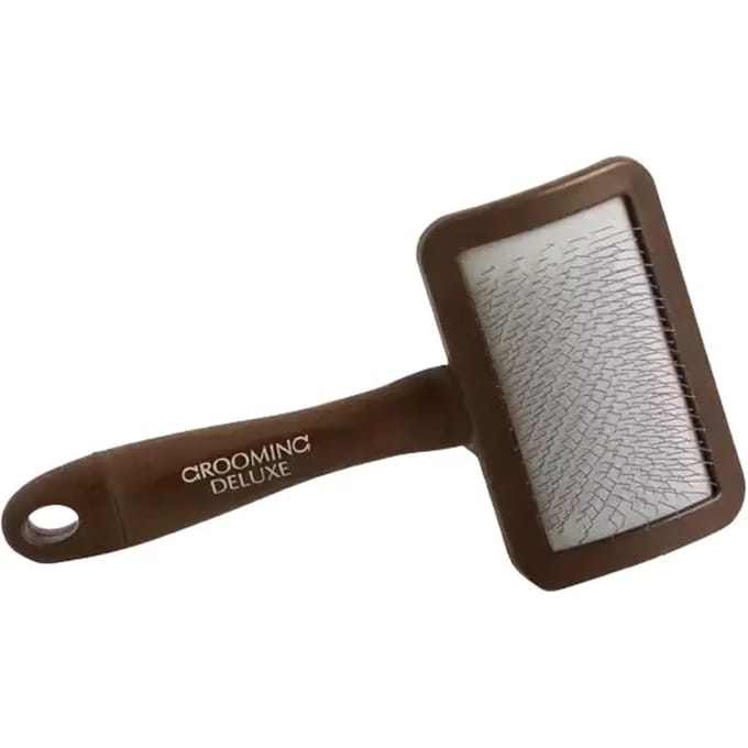 Grooming Deluxe - Klittenbandreiniging borstel bruin