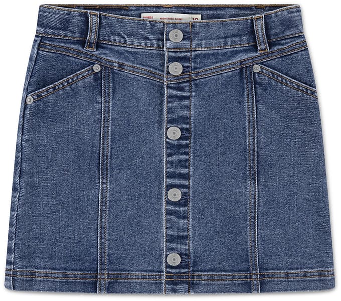 Levi´s ® Kids Button Front Rok Blauw 6 Years Meisje
