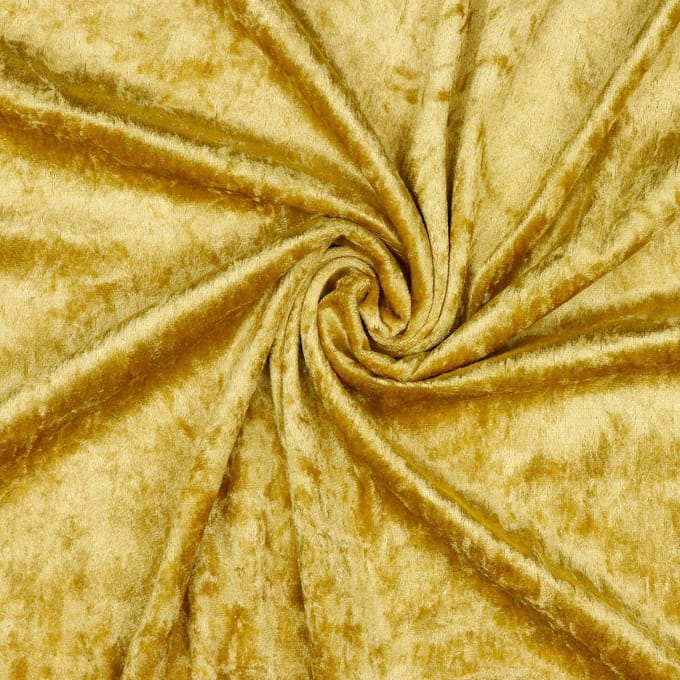Velours de panne - 140cm breed - Goud - 50 meter