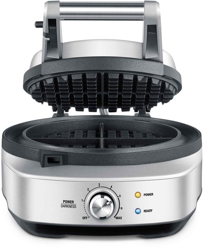 Sage the No-Mess Waffle Brushed Stainless Steel Wafelijzer