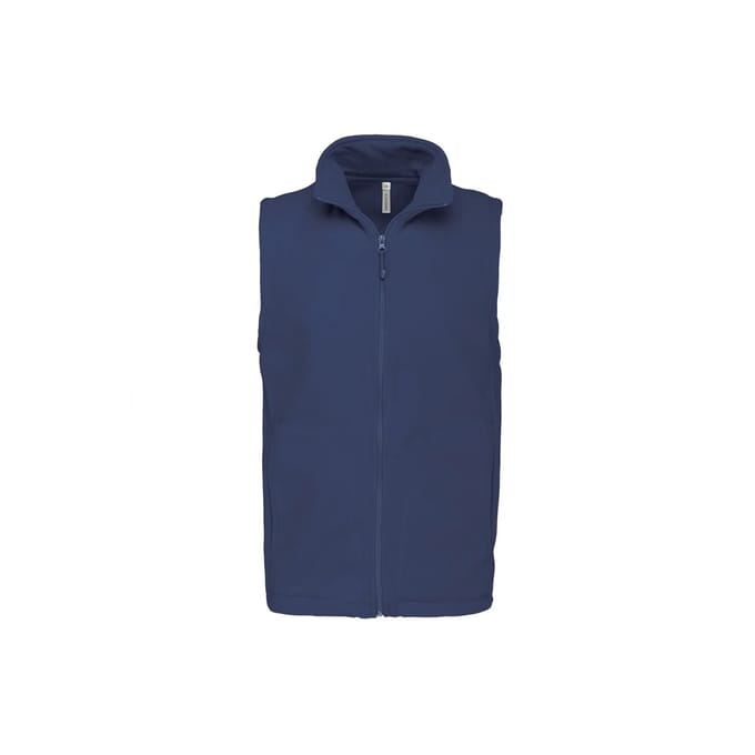 Fleecebodywarmer 'Luca' merk Kariban maat L Deep Blue