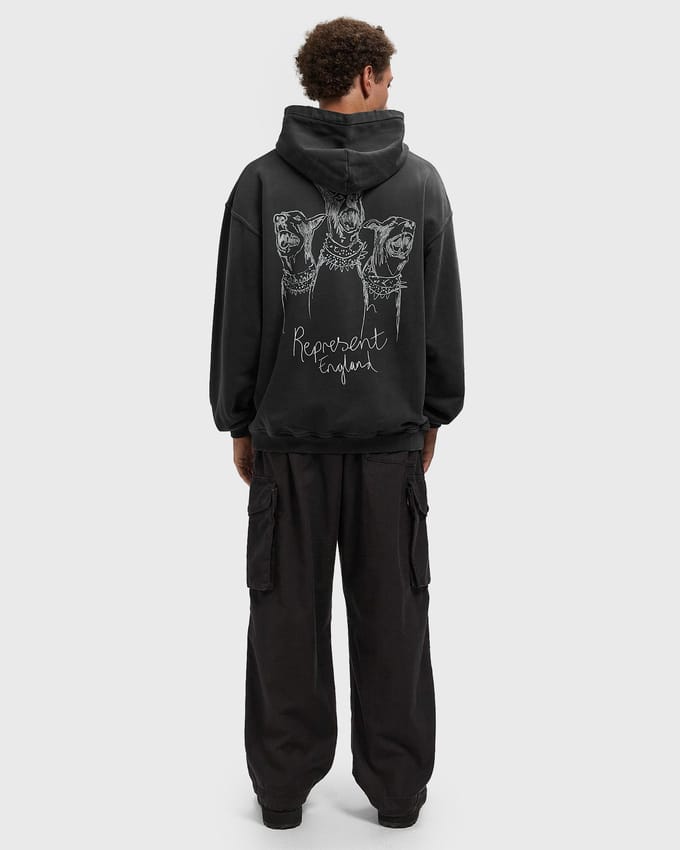 Hand Drawn Thoroughbred Dogs Hoodie