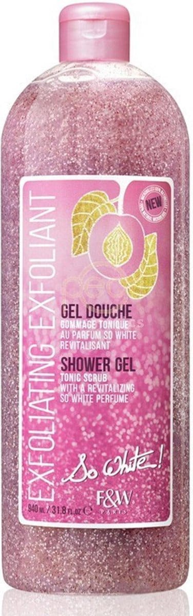 FW  So W hite EXFOLIATING Shower Gel 940ml