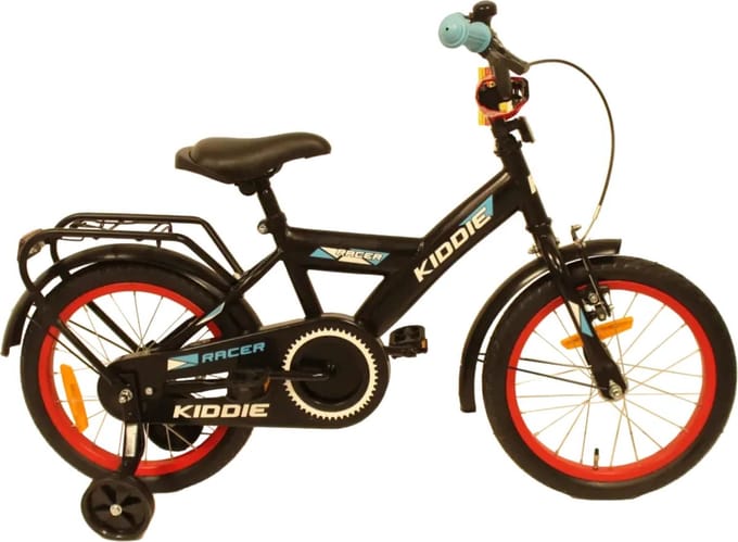 Kinderfiets Uniek 1Speed 16'' Black/Red