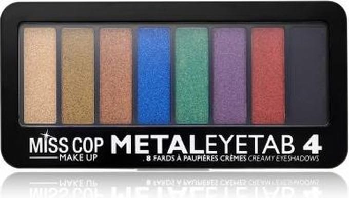METAL EYE TAB 4 - oogschaduw metallic Palette
