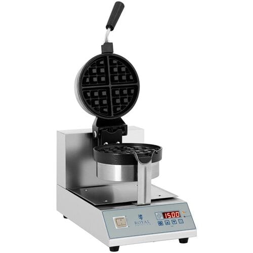 Royal Catering Wafelijzer LED - draaibaar - 1300 W 10010338