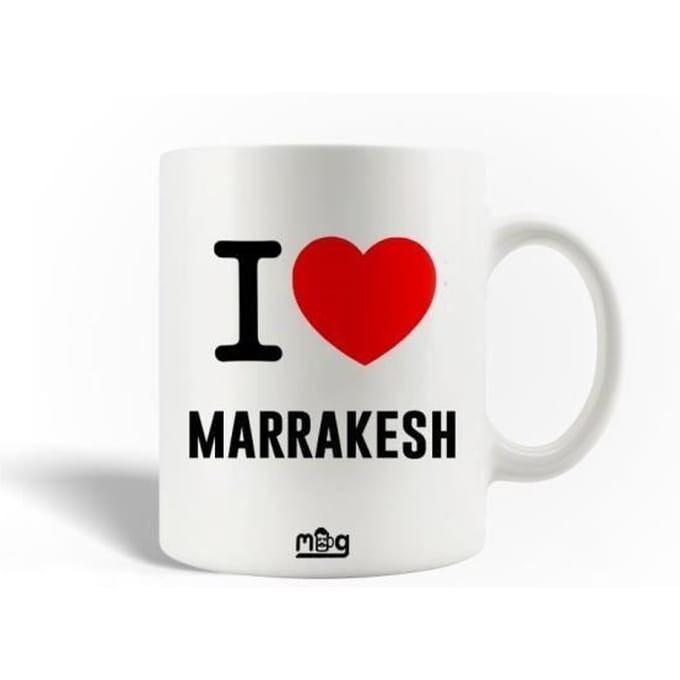 Mug - MANIACASE - I Love Marrakesh - Céramique - 30cl - Compatible lave-vaisselle