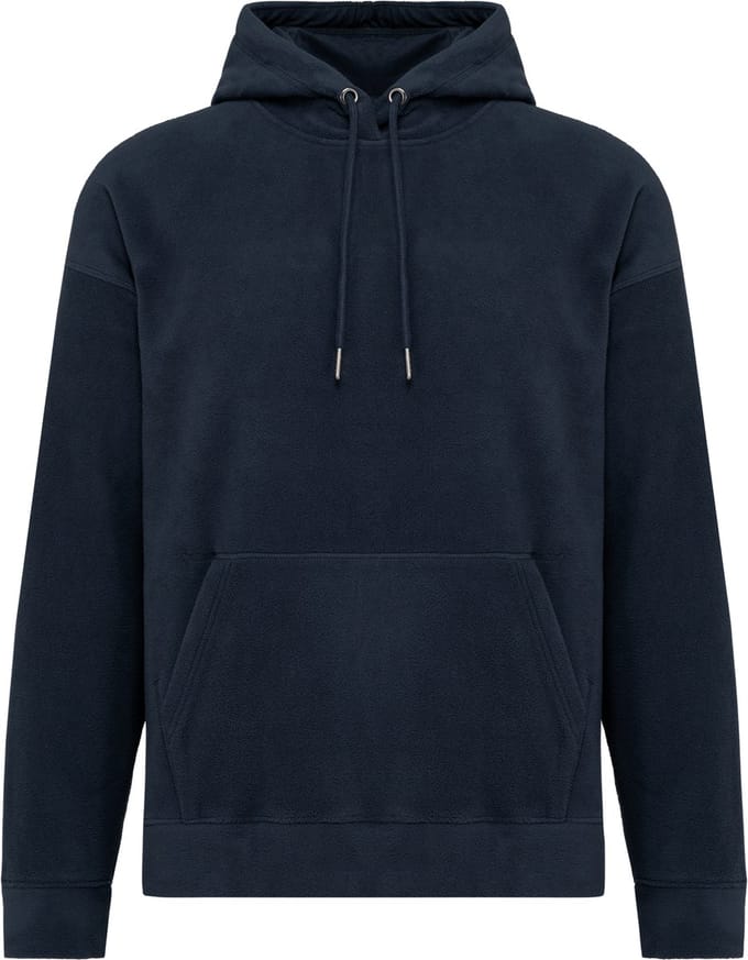 Kariban Oversized uniseks sweater met capuchon van gerecycleerd fleece K949 - Navy - S