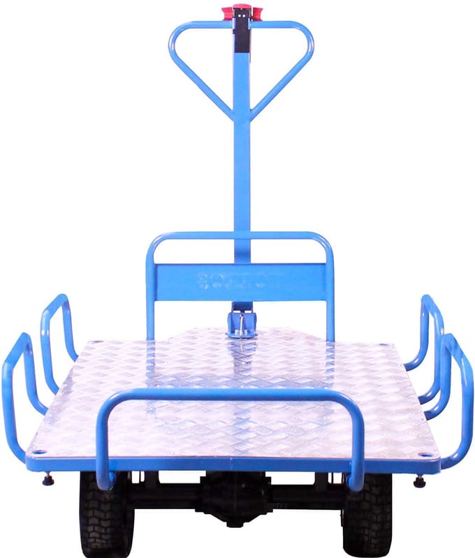 Elektrische platformwagen 400kg 1210x850mm - batterij 36V / 12Ah MW Tools EP400L