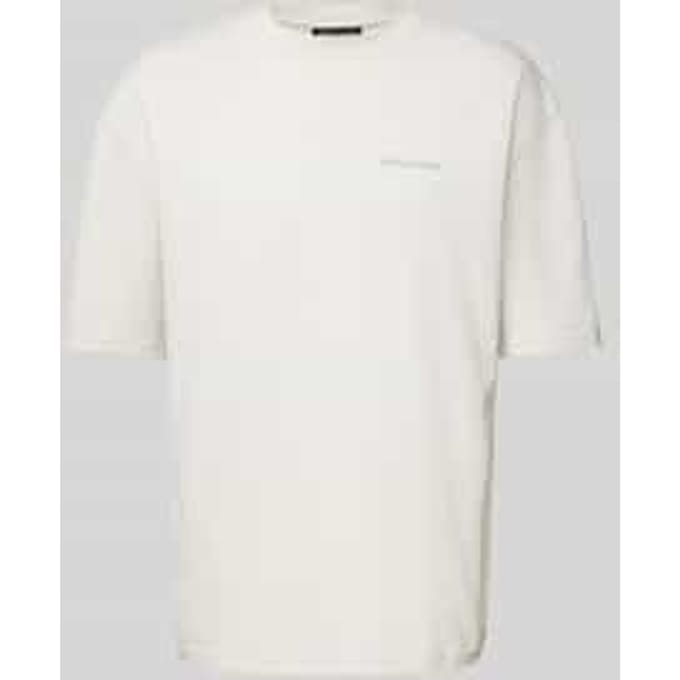 Oversized T-shirt met labelprint
