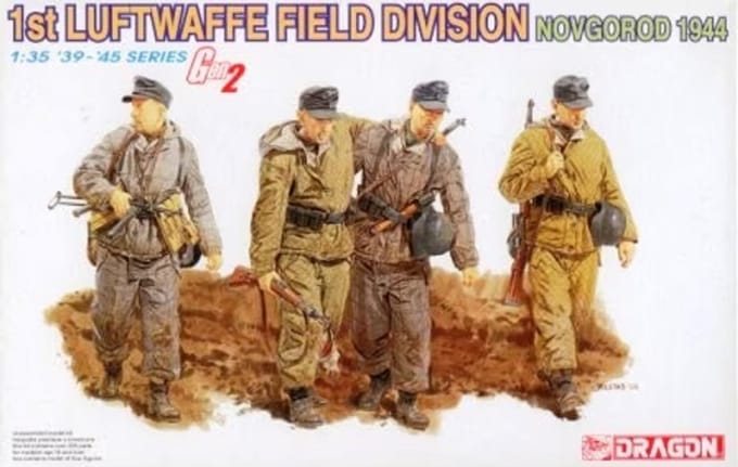 Dragon Modelbouwpakket Militaire voertuigen - 6274 1st Luftwaffe Field Division - Novgorod 1944 Plastic - 1:35 - Modelbouw