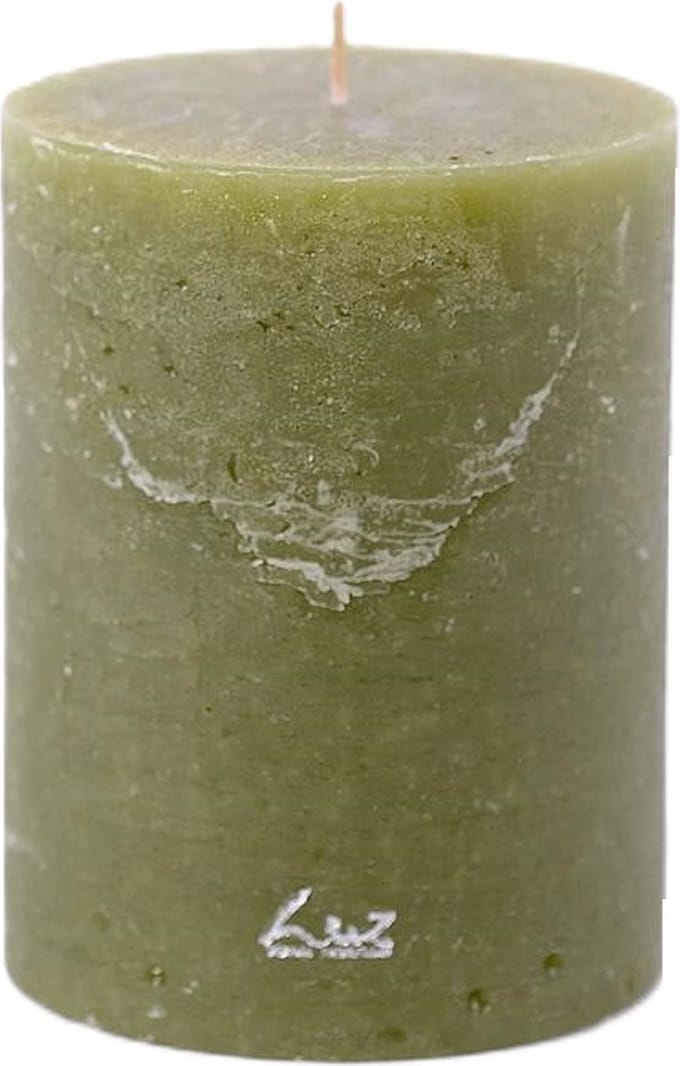 Rasteli Luz Your Senses Stomp Kaars Groen D 10 cm H 13 cm