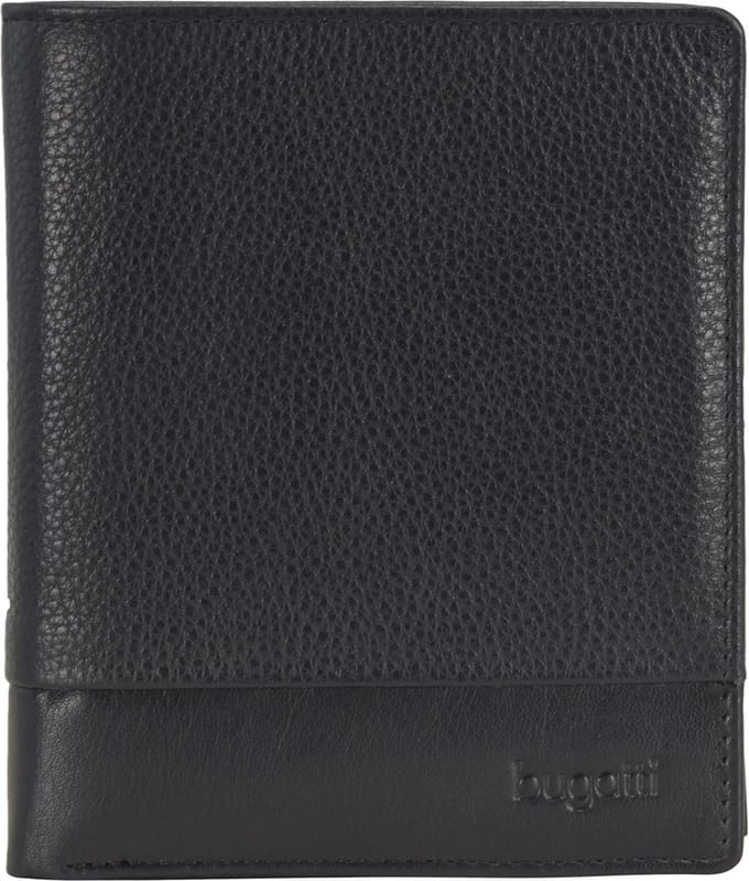 bugatti Leren Portemonnee Atlanta Wallet Black Zwart