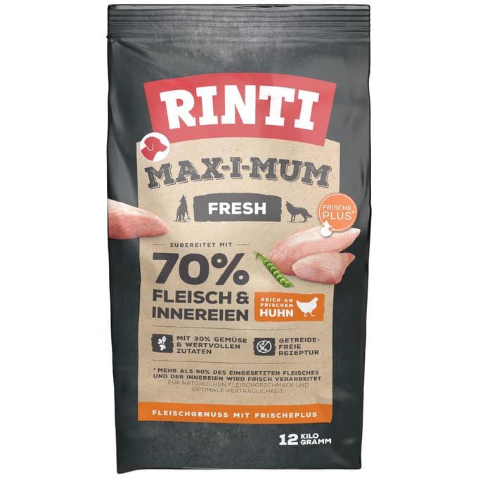 2x12kg Max-i-mum Kip RINTI Max-i-mum Hondenvoer