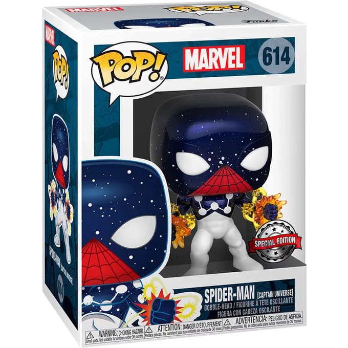 Beeldje Funko POP Marvel Spider-Man Captain Universe Exclusivo