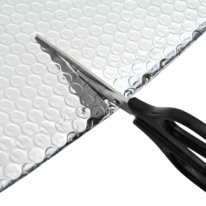 vidaXL Radiatorfolie Zilver 5 x 1 m Polyetheen