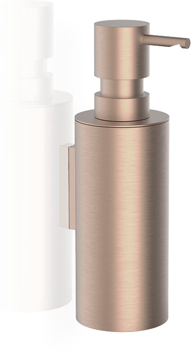 Zeepdispenser wandmodel - MK WSP, mat koper PVD.