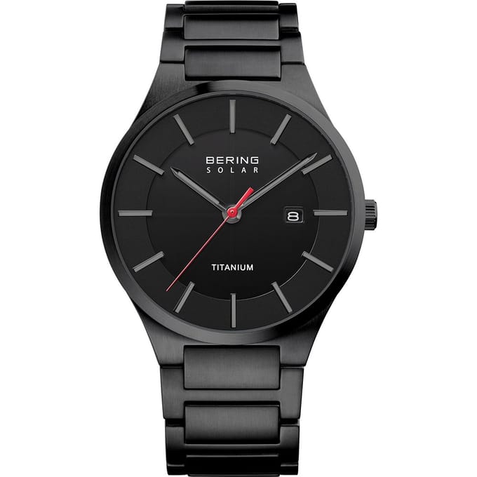Bering - 15239-722 - Polshorloge - Heren - Solar - Titanium