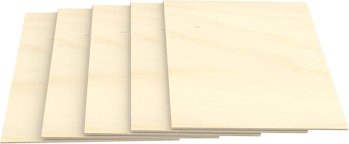 Multiplexplaten A3 - Berkenhout 8 mm - Ideaal voor Knutselen en Modelbouw