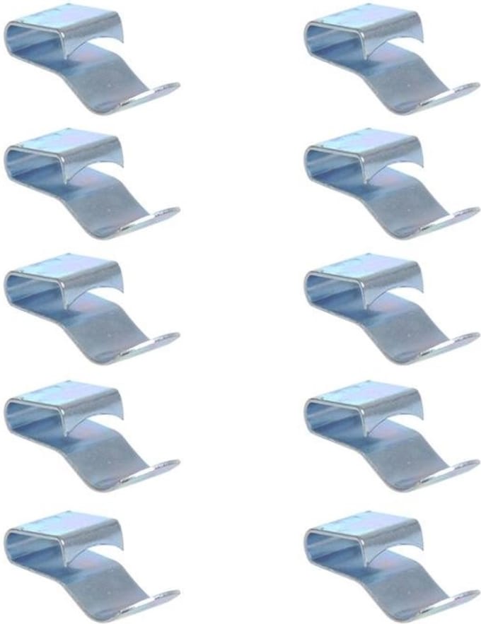 ProPlus Chassisklem - Ø 6 mm Kabel - 31 x 10 x 12 mm - Staal - Zilver - 10 stuks