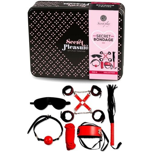 Geheime Bondage 8 Piezas Rojo & black