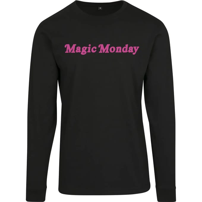 Mister Tee - Magic Monday Slogan Longsleeve top - XS - Zwart