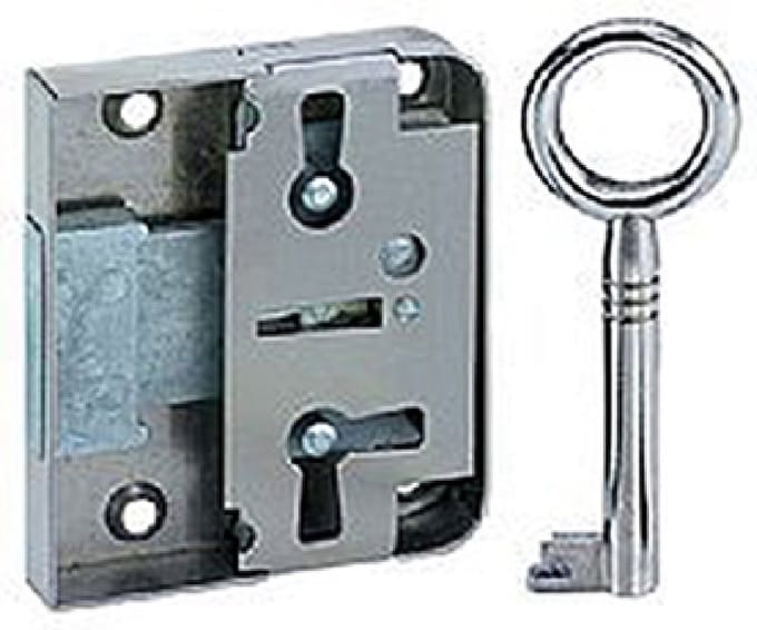 Junie oplegmeubelslot 760-35mminclusief 1 sleutel ( a 1 st )