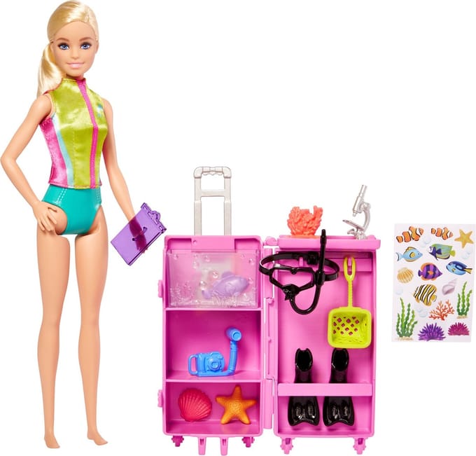 Barbie Zeebioloog met pop en accessoires Speelpoppen