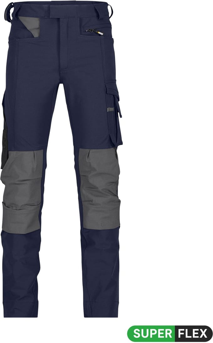 Stretch werkbroek met kniezakken