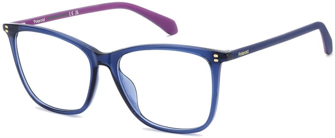 Polaroid PLD D614 Blue 55/15/140 WOMAN Brilmonturen