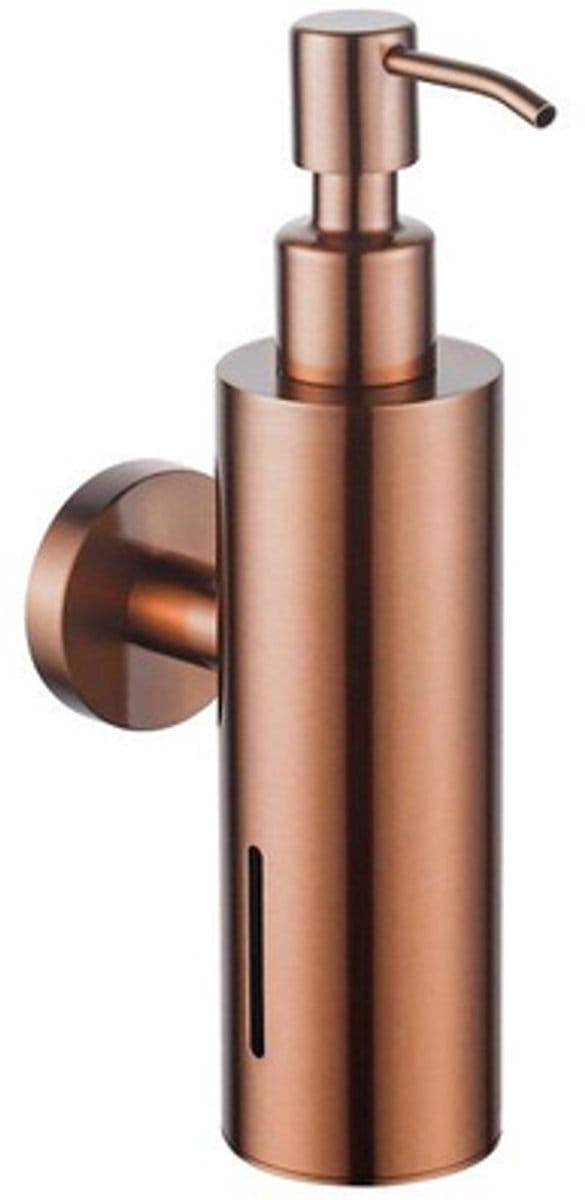 FugaFlow zeepdispenser - wand - rond - koper -