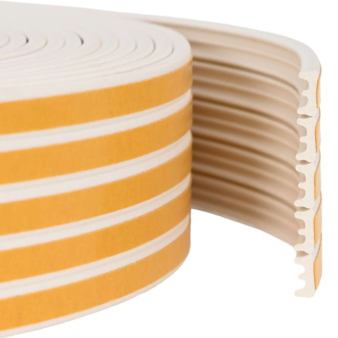 vidaXL - Zelfklevende - raamdichting - Wit - 9 - x - 4 - mm - 100 - m - EPDM-schuin