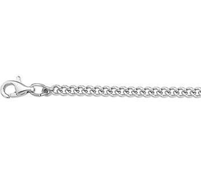 Stalen collier geslepen gourmette 3,4 mm | 6502459