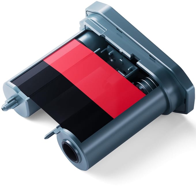 Niimbot Ribbon M2 - Zwart/Rood - 50mm*24m