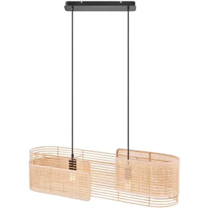 Nordlux Hanglamp Jaffna Xl Raffia 2xe27