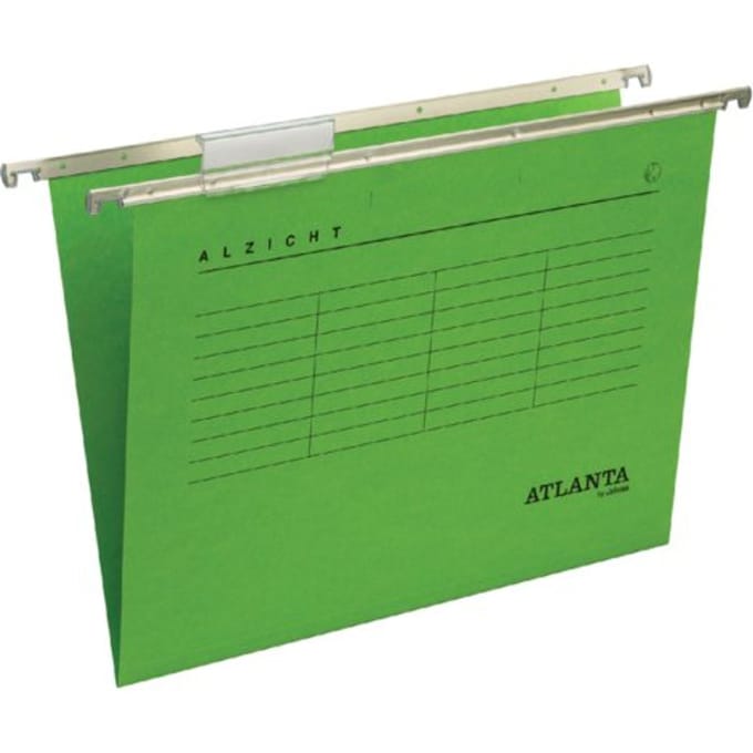 Hangmap Djois Alzicht folio frontaal recycled V-bodem groen