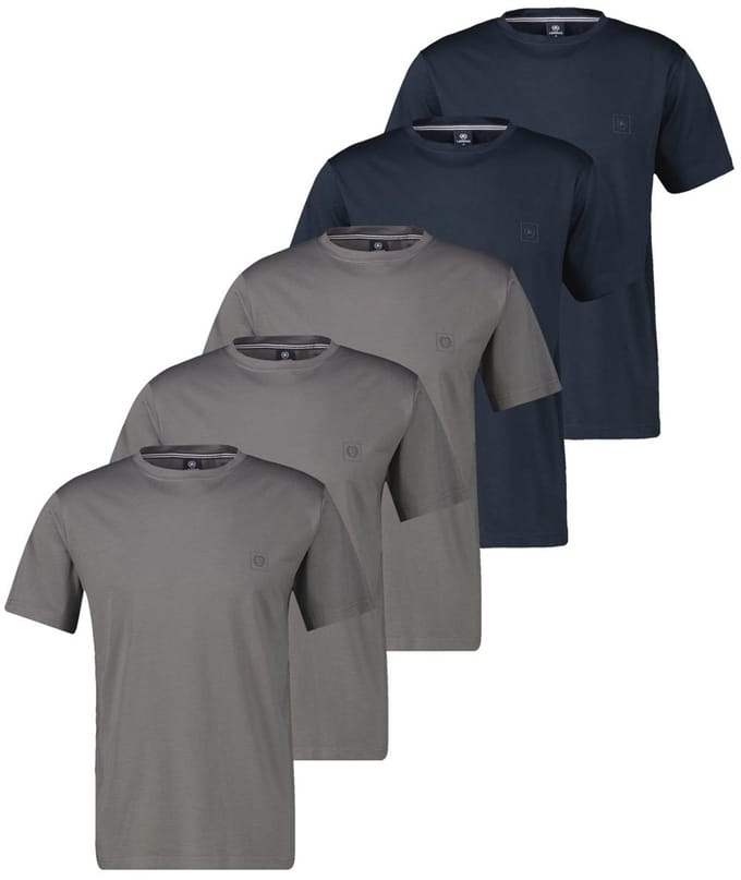 LERROS Heren t-shirt 5 pack Basic