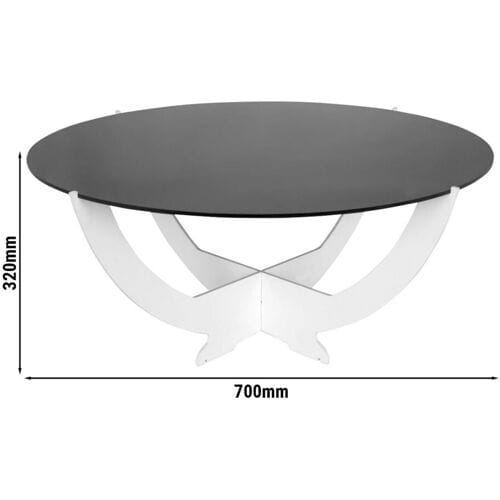 GGM Gastro Buffetständer Octopus - Ø 700mm - Weiß Wit / Zwart
