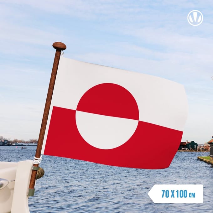 Vlag Groenland 70x100cm