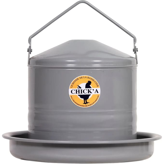 Metalen drinkbak voor pluimvee Chick'A