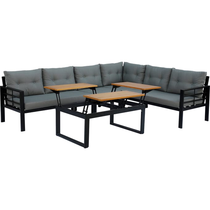 Intergard Aluminium loungeset Genua 6 personen