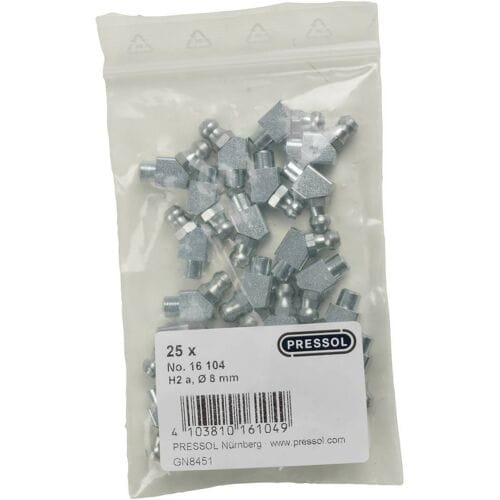 Pressol Conische smeernippel H2 A-45°, Ø 8 mm-VZ-E 25 stuk(s)
