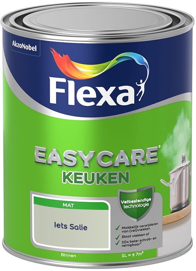 Flexa - Easycare Keuken - Iets Salie - Mengverf - 1 L