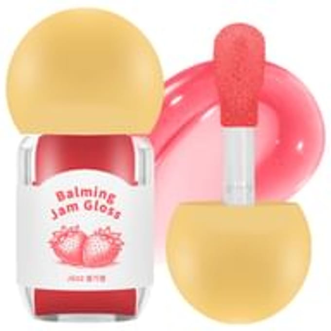 BLACK ROUGE - Balming Jam Gloss - 12 Colors JG02 Strawberry Jam