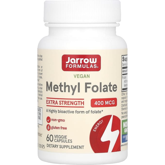 5-MTHF Methylfolate, biologisch beschikbaar foliumzuur | Jarrow Formulas
