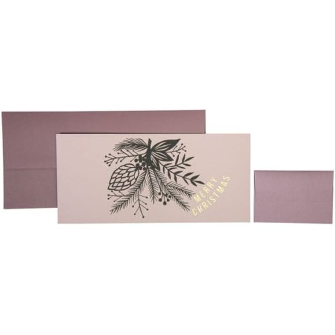 Stewo cadeau envelop kerst marie rosa, formaat 23 x 11 cm.