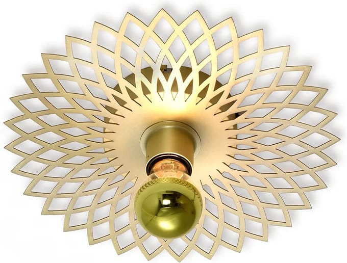 Plafondlamp Ombra Ø 30 cm mat goud