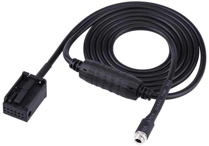Aux Adapter Kabel 12 Pin Vrouwelijk Jack voor Auto Audio Input